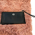 Michael Kors Black Zip Wristlet Wallet w/ Wrist Strap Logo Credit Card