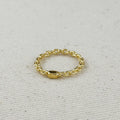 The Laura 18k Gold Filled Crafted Chain Ring