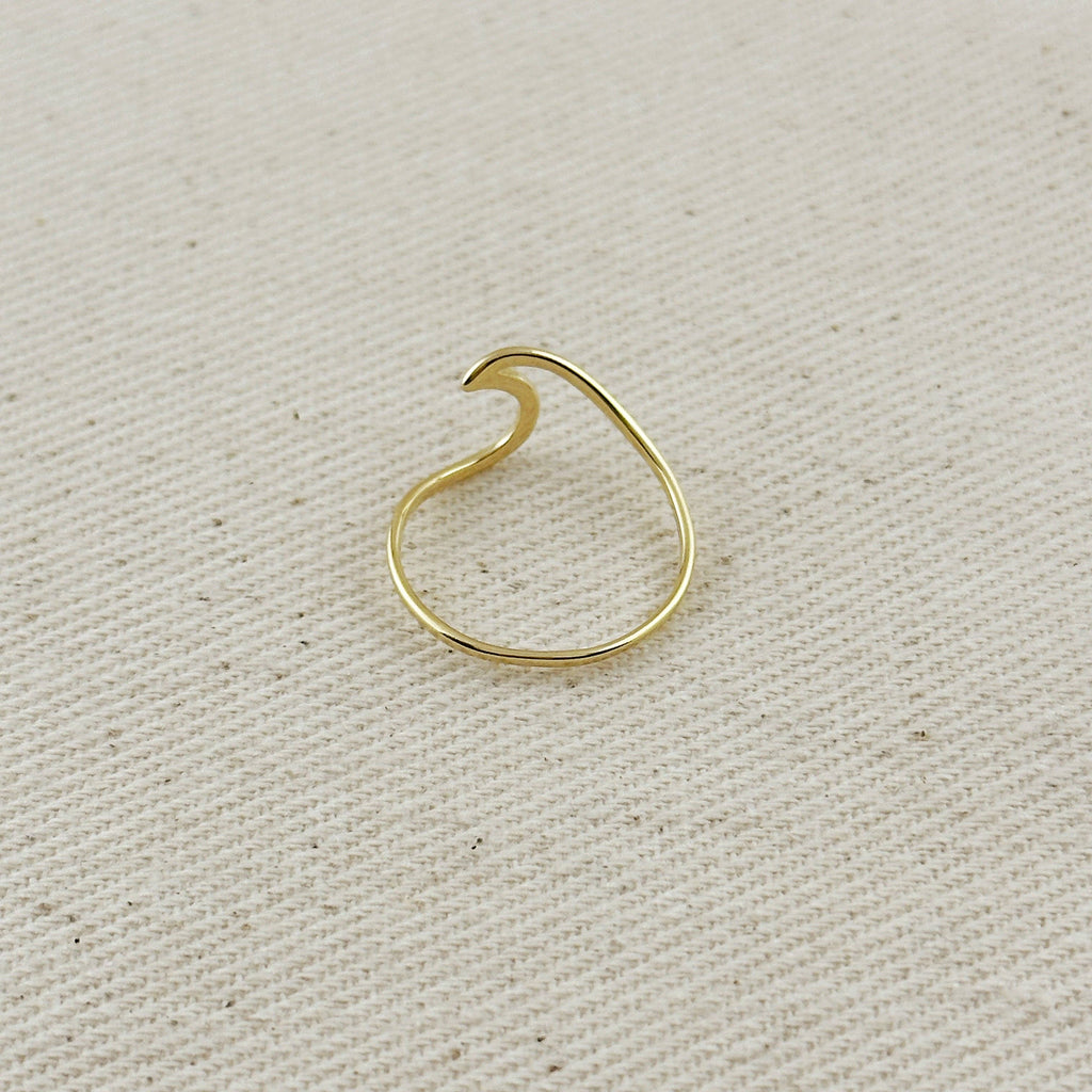 The Jenn 18k Gold Filled Wave Ring