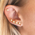 The Audrey Earrings | 18K Gold-Filled Pearl Ear Climbers