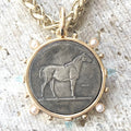 The Lyndsy Equestrian Coin Necklace