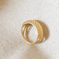 The Abbye 18k Gold Filled Bead Cluster Ring