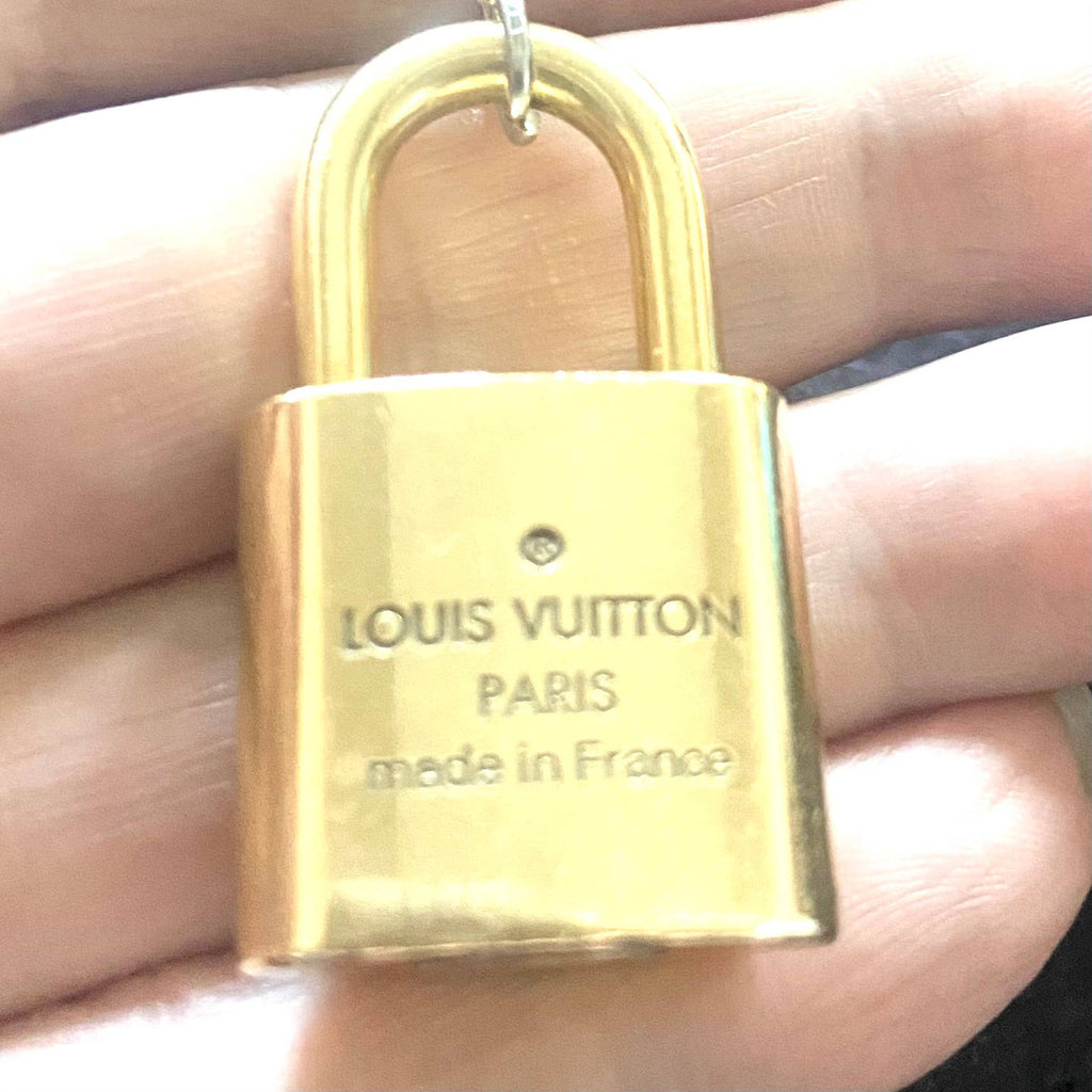 The Georgian Necklace — Repurposed LV Lock Mixed Metal Necklace