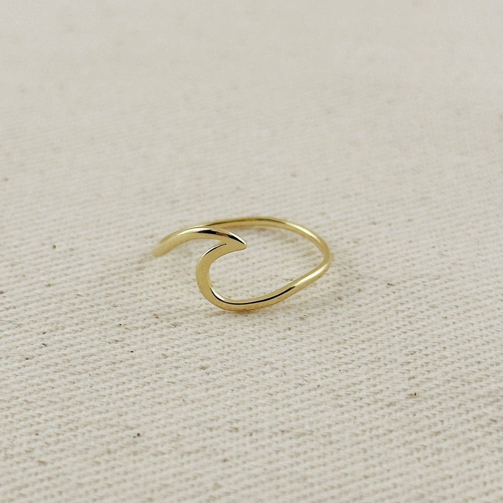 The Jenn 18k Gold Filled Wave Ring