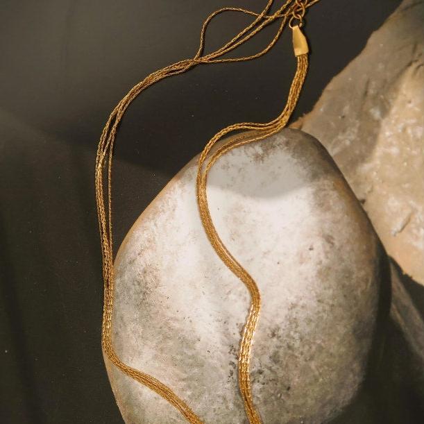 The Ellie Necklace – 18K Gold Non-Tarnish Layered Dainty Chain Necklace