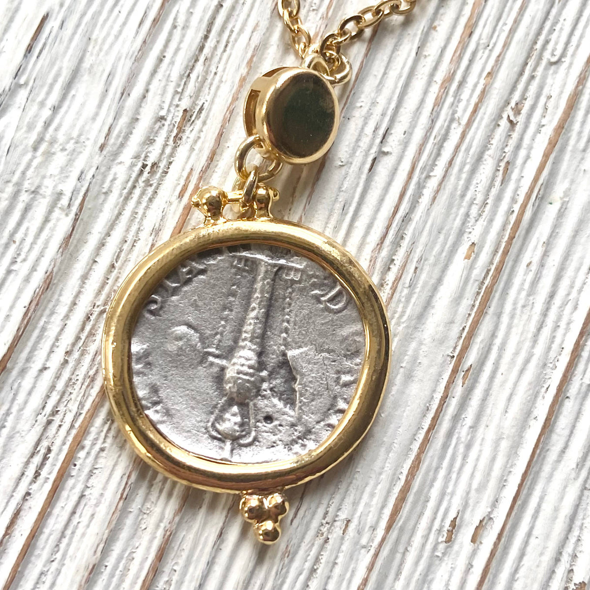 The Camille Greek Relic & Crystal Necklace