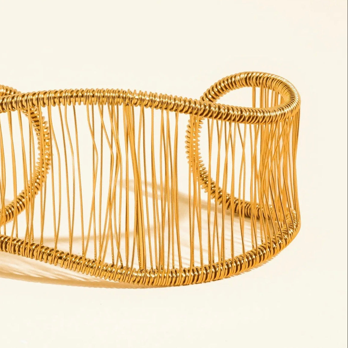 The Sierra Woven Cuff – 18K Gold Non-Tarnish Bracelet