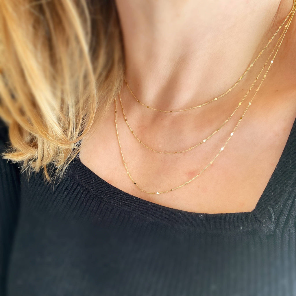 The Karrie Necklace | 18K Gold-Filled Curb Chain