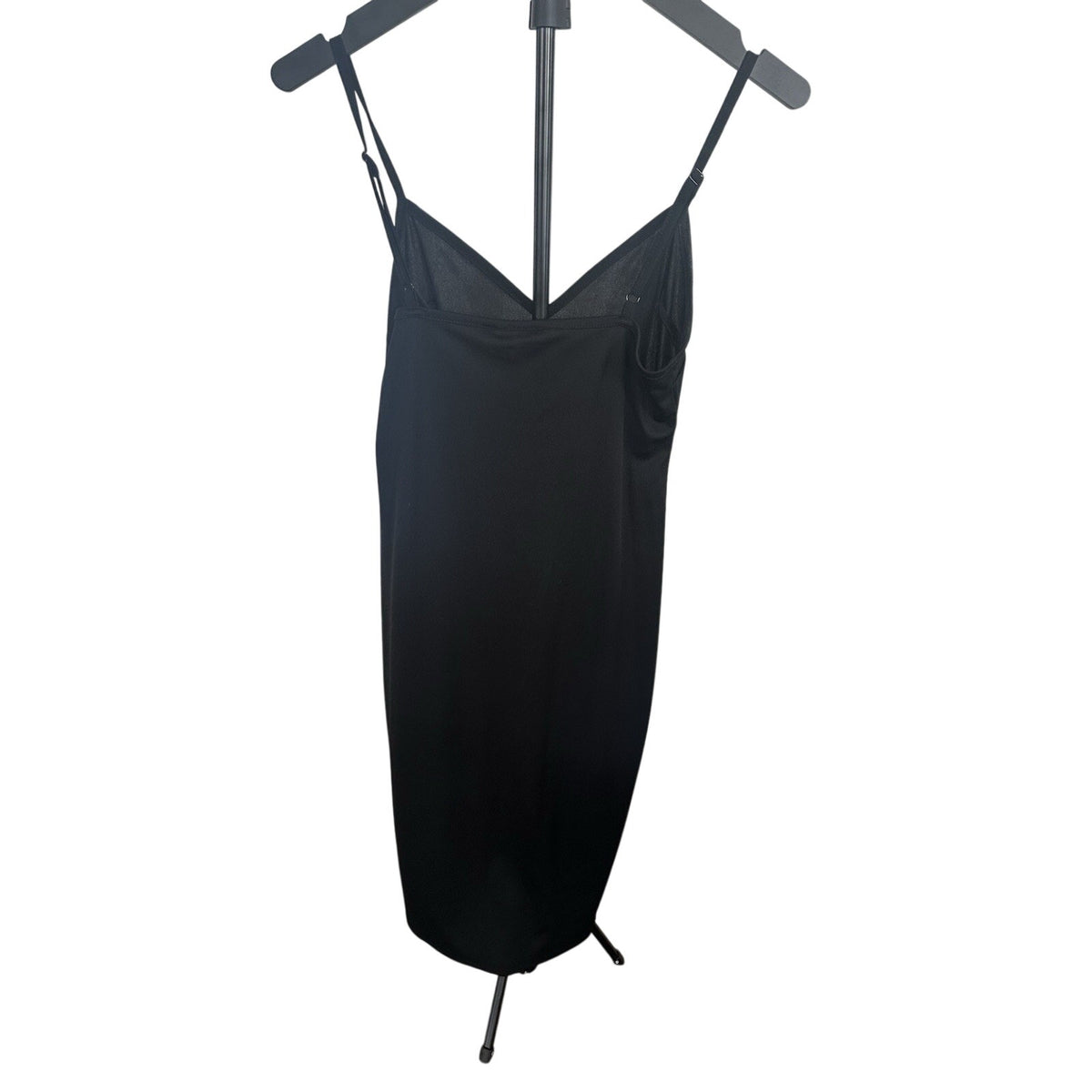 Rachel Rachel Roy Black Lace Geometric High Neck Long Sleeve Midi Sheath Dress M