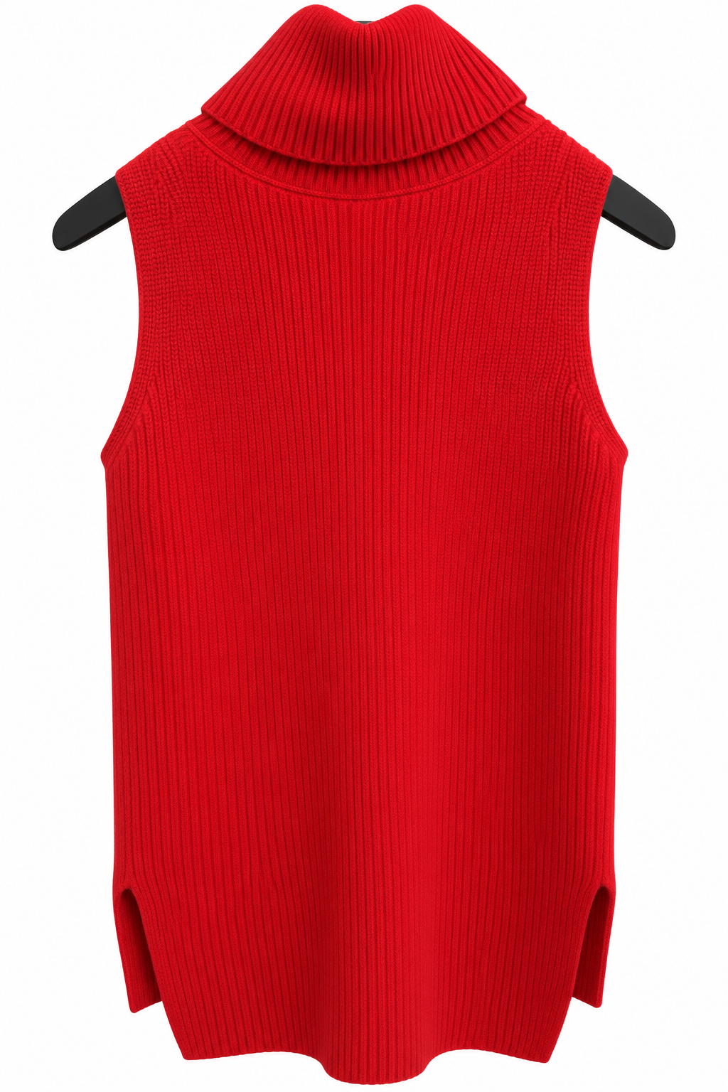 French Connection Red Sleeveless Cowl Neck Knit Tunic – Size Small
